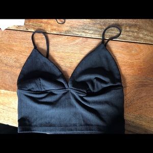 TRF black crop top